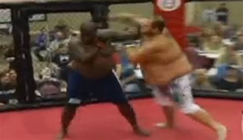 two fat guys fighting